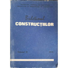 BULETINUL CONSTRUCTIILOR VOL.12 1979