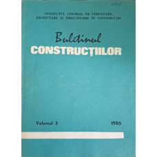 BULETINUL CONSTRUCTIILOR VOL.3 1985