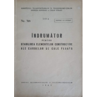 INDRUMATOR PENTRU STABILIREA ELEMENTELOR CONSTRUCTIVE ALE CURBELOR DE CALE FERATA