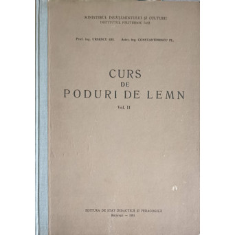 CURS DE PODURI DE LEMN VOL.2