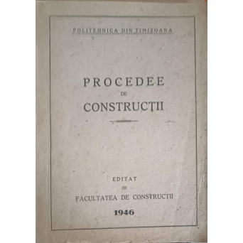 PROCEDEE DE CONSTRUCTII