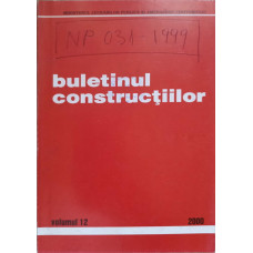 BULETINUL CONSTRUCTIILOR VOL.12/2000 PRESCRIPTII TEHNICE INDICATIV NP 031-99