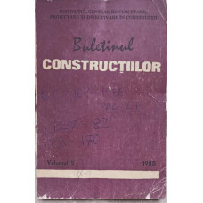BULETINUL CONSTRUCTIILOR VOL.5/1988 PRESCRIPTII TEHNICE INDICATIV C 169-88, I 27-82, NP 51-87, CD 170-88