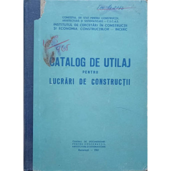 CATALOG DE UTILAJ PENTRU LUCRARI DE CONSTRUCTII