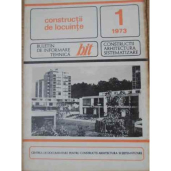 CONSTRUCTII DE LOCUINTE 1/1973