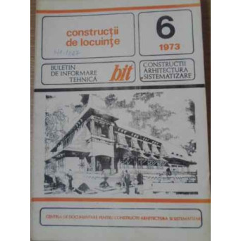 CONSTRUCTII DE LOCUINTE 6/1973