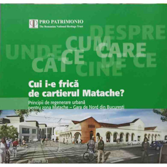 CUI I-E FRICA DE CARTIERUL MATACHE? PRINCIPII DE REGENERARE URBANA PENTRU ZONA MATACHE - GARA DE NORD DIN BUCURESTI
