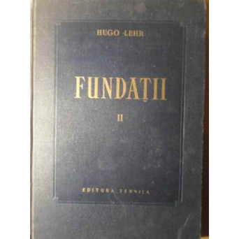 FUNDATII II PROCEDEE DE EXECUTIE