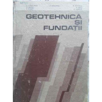 GEOTEHNICA SI FUNDATII