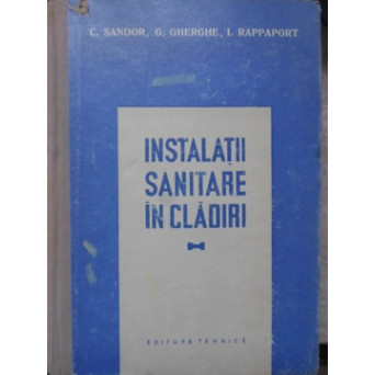 INSTALATII SANITARE IN CLADIRI
