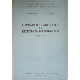 LUCRARI DE LABORATOR DE REZISTENTA MATERIALELOR