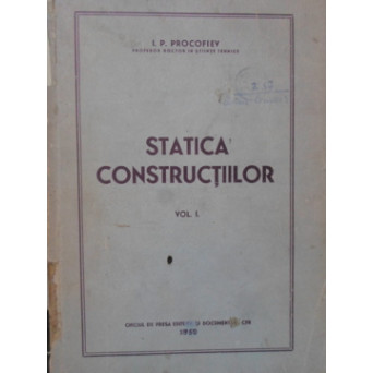 STATICA CONSTRUCTIILOR VOL.1