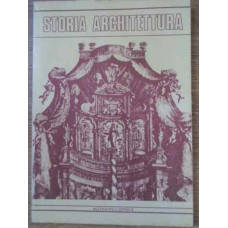 STORIA ARCHITETTURA REVISTA DI ARCHITETTURA E RESTAURO ANNO VIII, NN.1-2