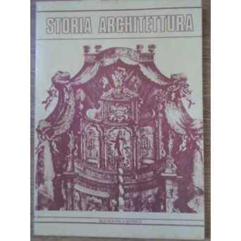 STORIA ARCHITETTURA REVISTA DI ARCHITETTURA E RESTAURO ANNO VIII, NN.1-2
