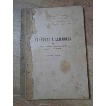 TEHNOLOGIA LEMNULUI