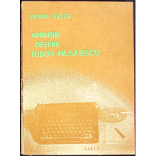AMINTIRI DESPRE TUDOR MUSATESCU AMINTIRI DESPRE TUDOR MUSATESCU