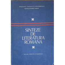 SINTEZE DE LITERATURA ROMANA