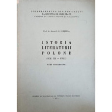 ISTORIA LITERATURII POLONE (SEC. XII-XVIII)
