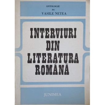 INTERVIURI DIN LITERATURA ROMANA