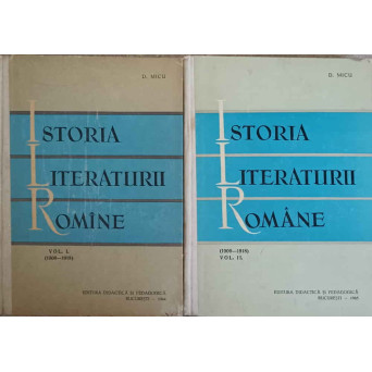 ISTORIA LITERATURII ROMANE VOL.1-2