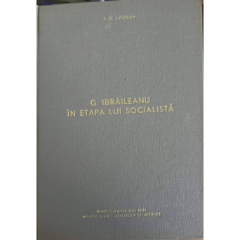 G. IBRAILEANU IN ETAPA LUI SOCIALISTA
