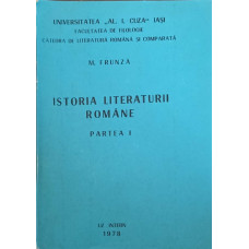ISTORIA LITERATURII ROMANE PARTEA I