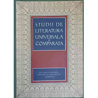 STUDII DE LITERATURA UNIVERSALA SI COMPARATA STUDII DE LITERATURA UNIVERSALA SI COMPARATA