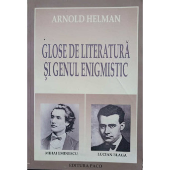 GLOSE DE LITERATURA SI GENUL ENIGMISTIC