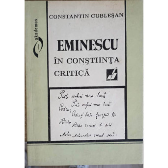 EMINESCU IN CONSTIINTA CRITICA