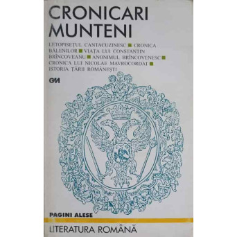 CRONICARI MUNTENI