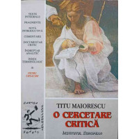 O CERCETARE CRITICA O CERCETARE CRITICA