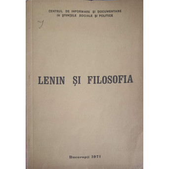LENIN SI FILOSOFIA