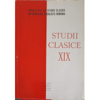 STUDII CLASICE XIX STUDII CLASICE XIX