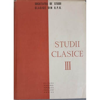 STUDII CLASICE III