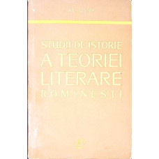 STUDII DE ISTORIE A TEORIEI LITERARE ROMANESTI