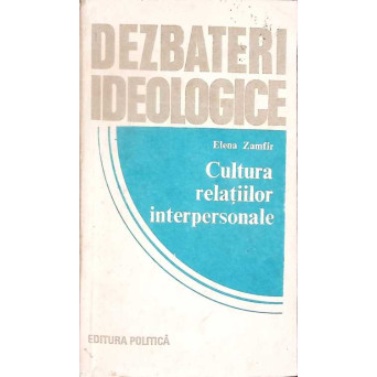 CULTURA RELATIILOR INTERPERSONALE