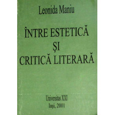 INTRE ESTETICA SI CRITICA LITERARA