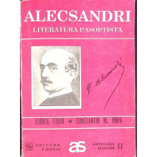 ALECSANDRI. LITERATURA PASOPTISTA