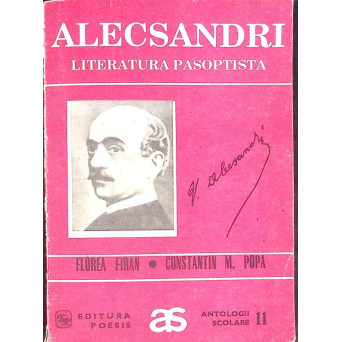 ALECSANDRI. LITERATURA PASOPTISTA