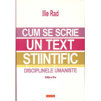 CUM SE SCRIE UN TEXT STIINTIFIC