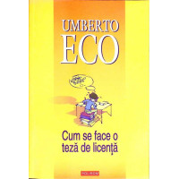 CUM SE FACE O TEZA DE LICENTA