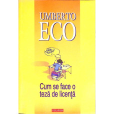 CUM SE FACE O TEZA DE LICENTA