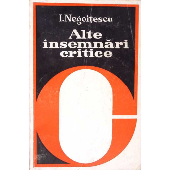 ALTE INSEMNARI CRITICE