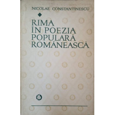 RIMA IN POEZIA POPULARA ROMANEASCA