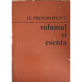 VOLUMUL SI ESENTA