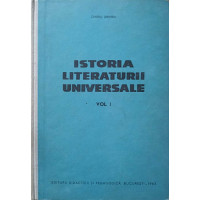 ISTORIA LITERATURII UNIVERSALE VOL.1 ISTORIA LITERATURII UNIVERSALE VOL.1
