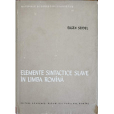 ELEMENTE SINTACTICE SLAVE IN LIMBA ROMINA