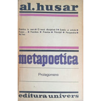 METAPOETICA. PROLEGOMENE METAPOETICA. PROLEGOMENE