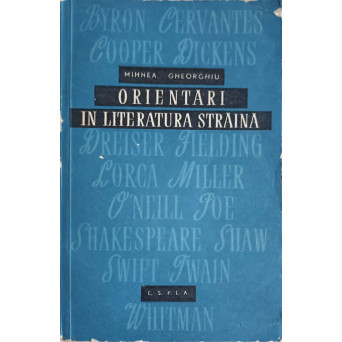 ORIENTARI IN LITERATURA STRAINA