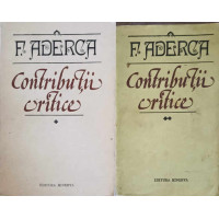 CONTRIBUTII CRITICE VOL.1-2 CONTRIBUTII CRITICE VOL.1-2